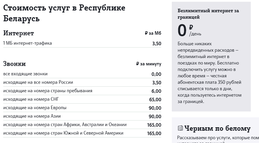 Отмена платы за входящие для белорусских абонентов в России это обман