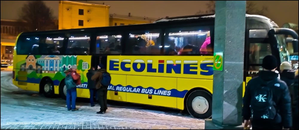 Комфортный и экономичный трансфер из Санкт-Петербурга в Минск на автобусах Ecolines