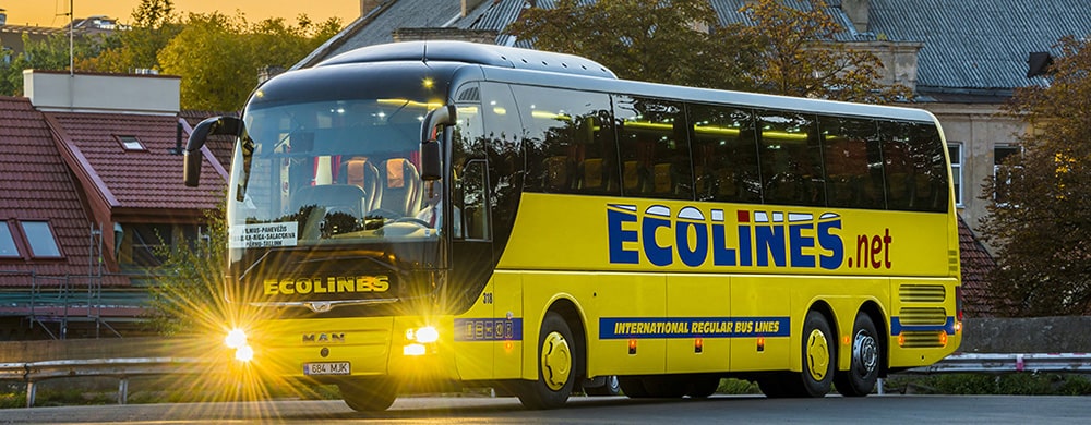 Поездка автобусом Ecolines - Видео